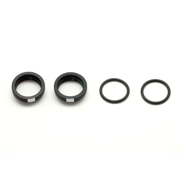 SWORKZ S104 Aluminium Shock Spring Adjust Nut (Black)