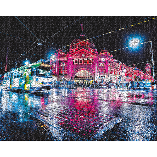 MELBOURNE I LOVE YOU Flinders Nights 1000 Piece Jigsaw Puzzle