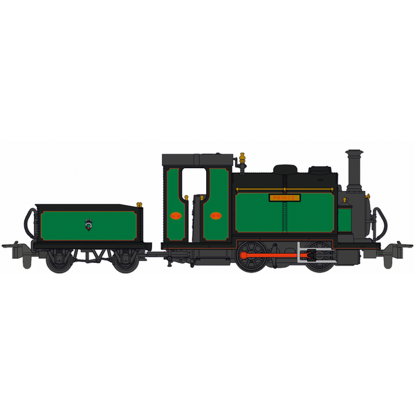 KATO/PECO OO9 "Small England" 0-4-0TT Locomotive "Prince" in Green (51-251G)