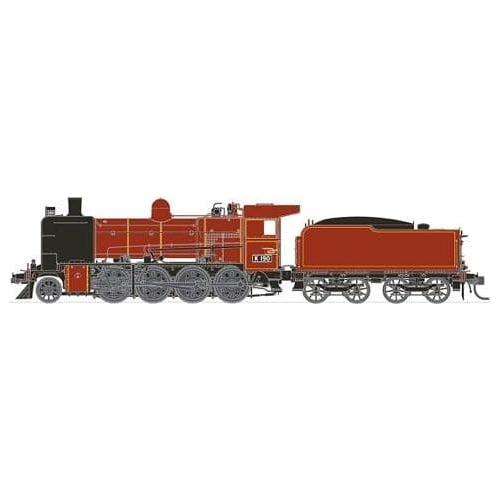PHOENIX REPRODUCTIONS HO Victorian Railways K Class K190 Preserved 2017- Red DCC Sound