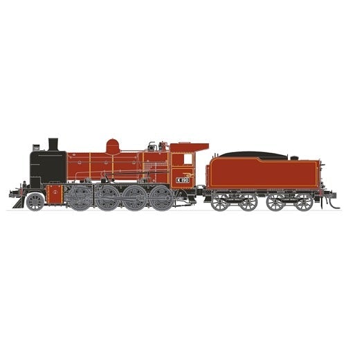PHOENIX REPRODUCTIONS HO Victorian Railways K Class K190 Preserved 2017- Red DCC Sound