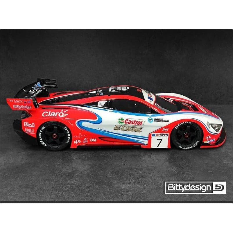 BITTYDESIGN 1/7 'Seven65' GT Body for ARRMA Infraction/Felony RTR Cars (Clear Body)