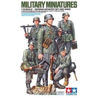 TAMIYA 1/35 German Infantry Set (Mid-WWII)