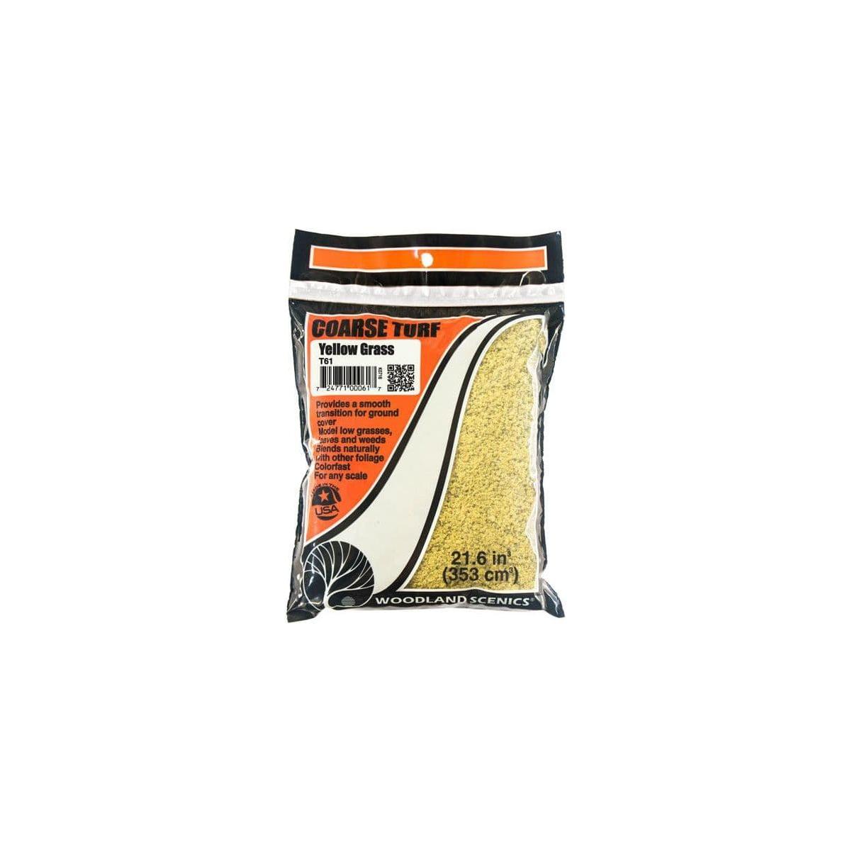 WOODLAND SCENICS Yellow Grass Coarse Turf (Bag)