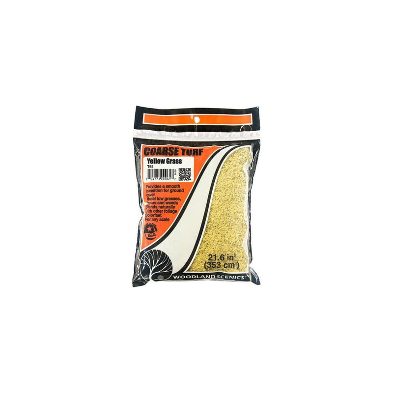 WOODLAND SCENICS Yellow Grass Coarse Turf (Bag)