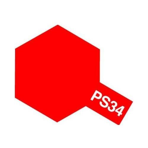 TAMIYA PS-34 Bright Red Spray Paint 100ml