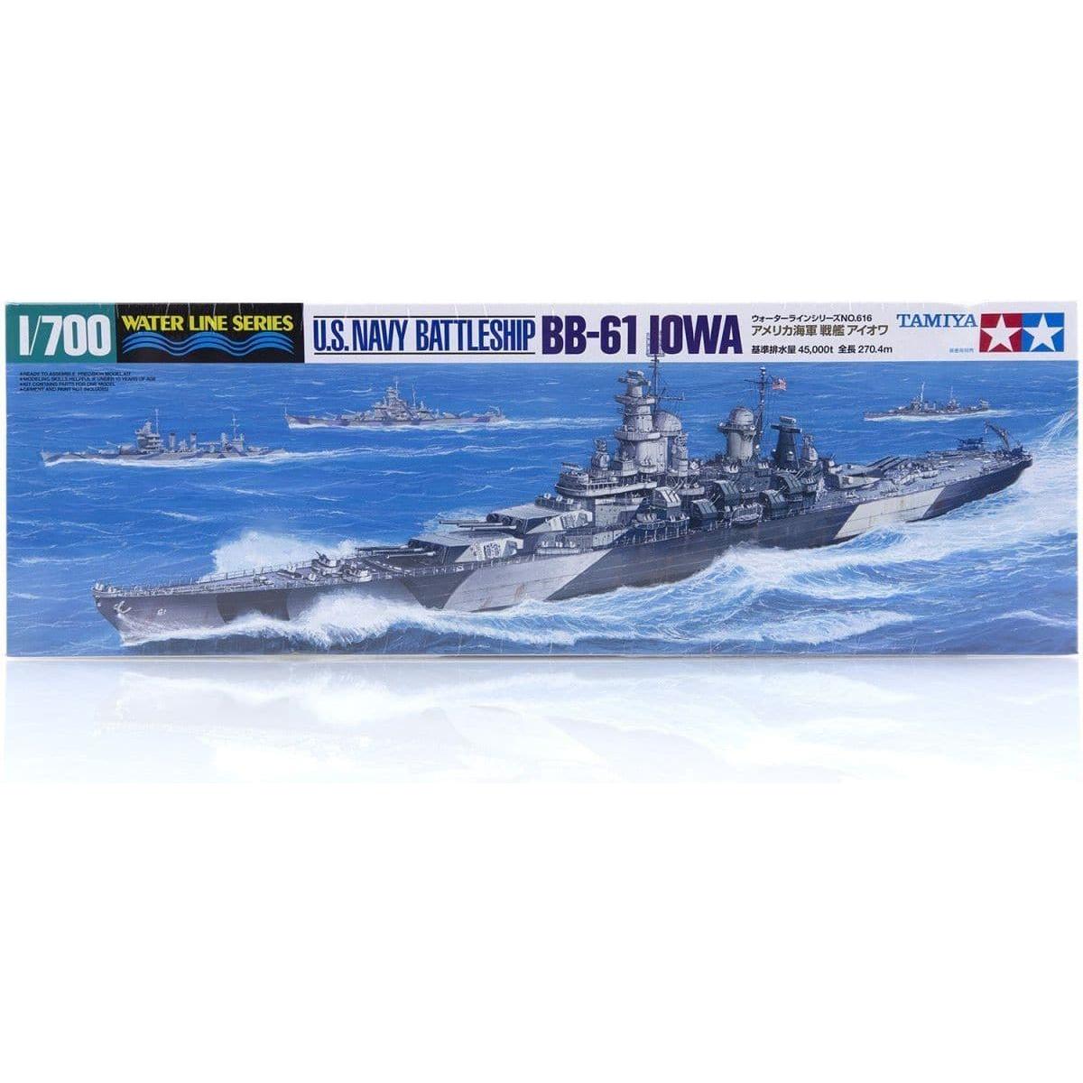 TAMIYA 1/700 BB-61 Iowa US Battleship