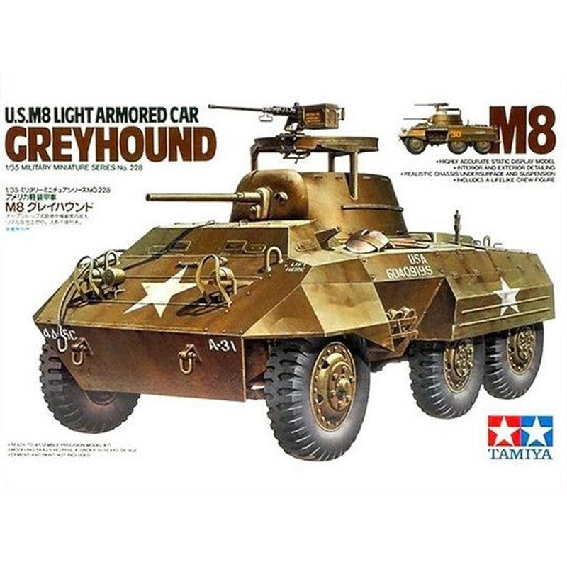 TAMIYA 1/35 U.S.M8 Light Armored Car Greyhound