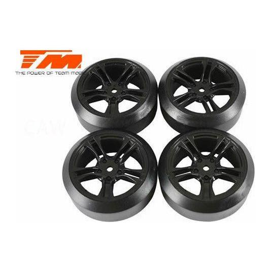 TEAM MAGIC E4D Mounted Drift Tyre 45 Degree (5 Spoke)