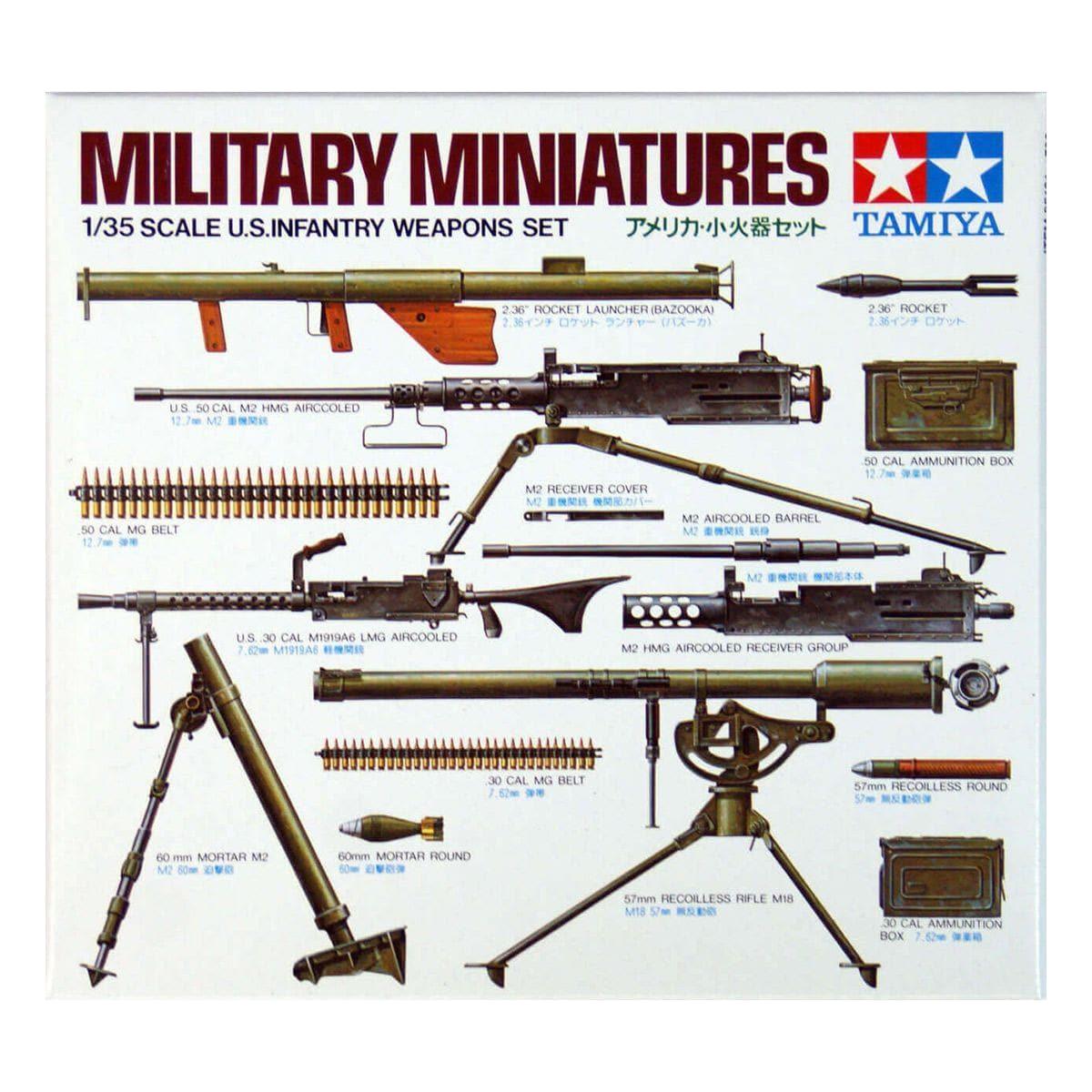 TAMIYA 1/35 US Infantry Weapons Set