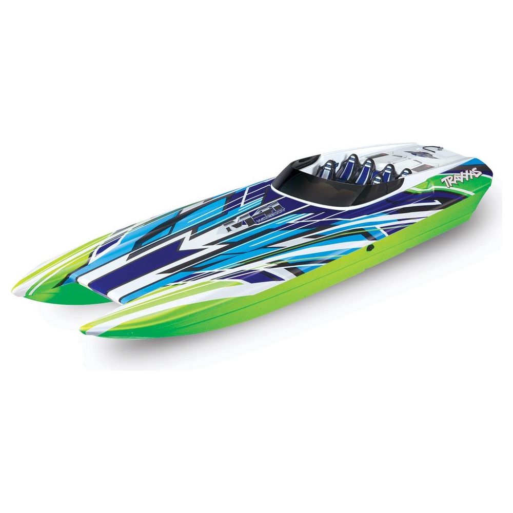 TRAXXAS DCB M41 Widebody Brushless 40' Catamaran TQI - GreenR