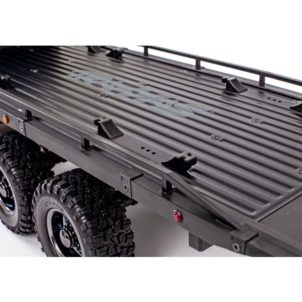 TRAXXAS 1/10 TRX6 6WD Electric Flatbed Truck with Winch, Ready-To Drive Black