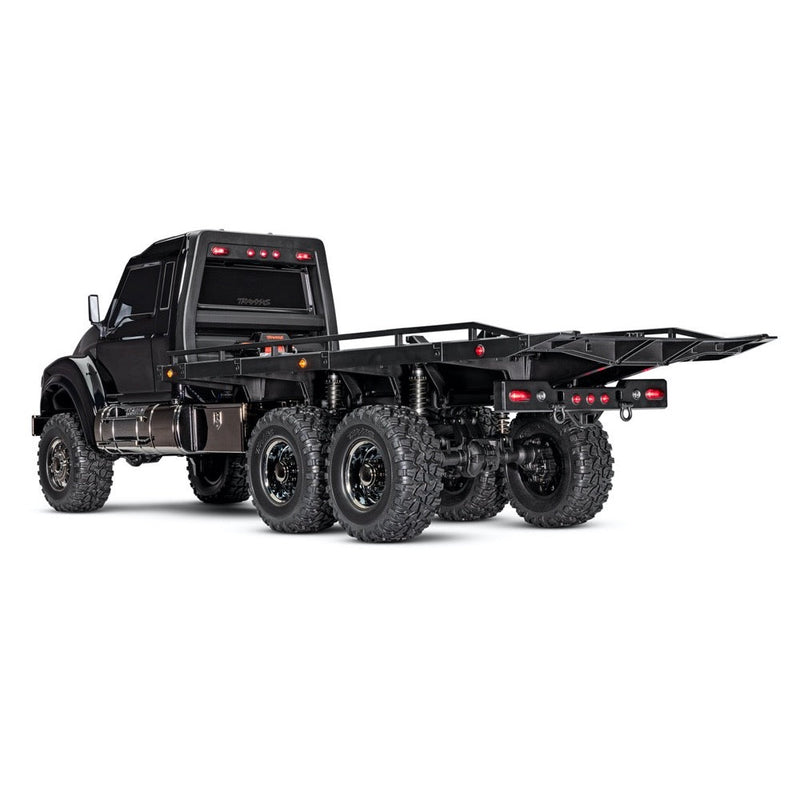 TRAXXAS TRX6 1/10 6WD Electric Flatbed Truck with Winch, Ready-To Drive Black