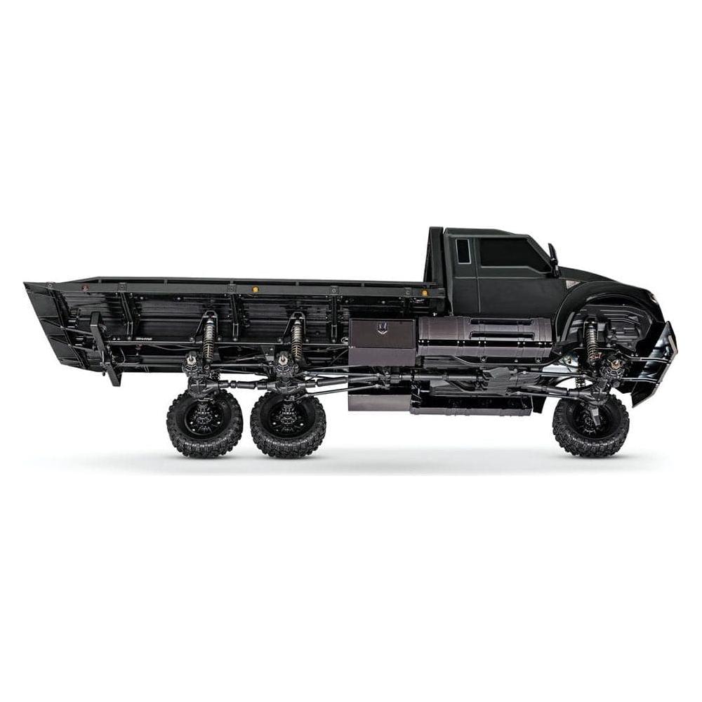 TRAXXAS 1/10 TRX6 6WD Electric Flatbed Truck with Winch, Ready-To Drive Black