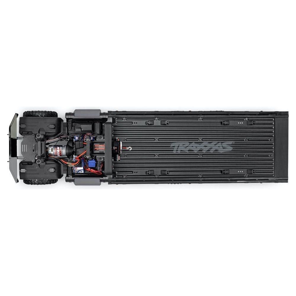 TRAXXAS 1/10 TRX6 6WD Electric Flatbed Truck with Winch, Ready-To Drive Black