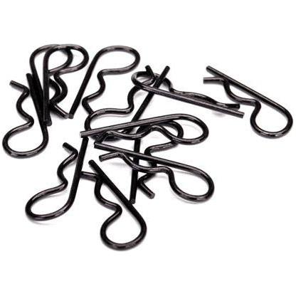 TRAXXAS Body Clips, Heavy Duty (Black) (3934A)