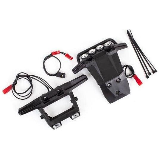 TRAXXAS LED Light Set, Complete 4WD Rustler (Includes Front and Rear Bumpers with LED Light Bar)