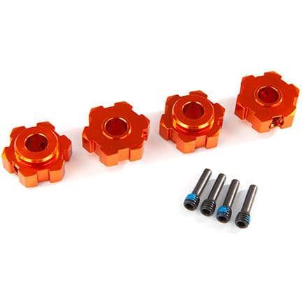 TRAXXAS Alloy Hubs (Left & Right) (Orange) (8956T)