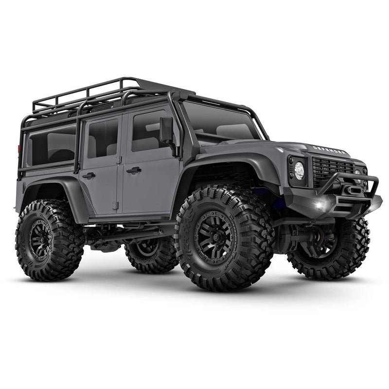 TRAXXAS 1/18 TRX-4M Land Rover Defender Scale and Trail Crawler Silver