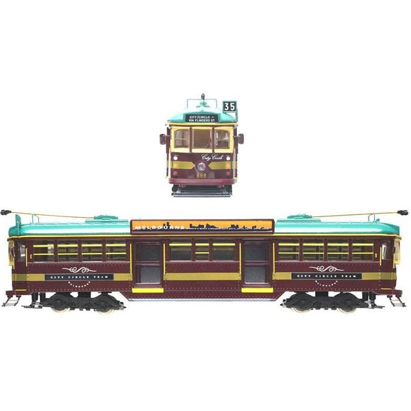 COOEE CLASSICS 1/76 Electric City Circle Tram - Red