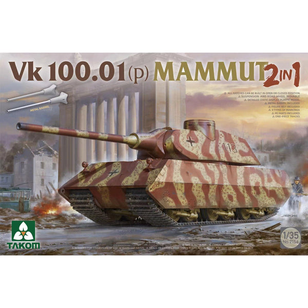TAKOM 1/35 Vk 100.01(p) Mammut 2 in 1