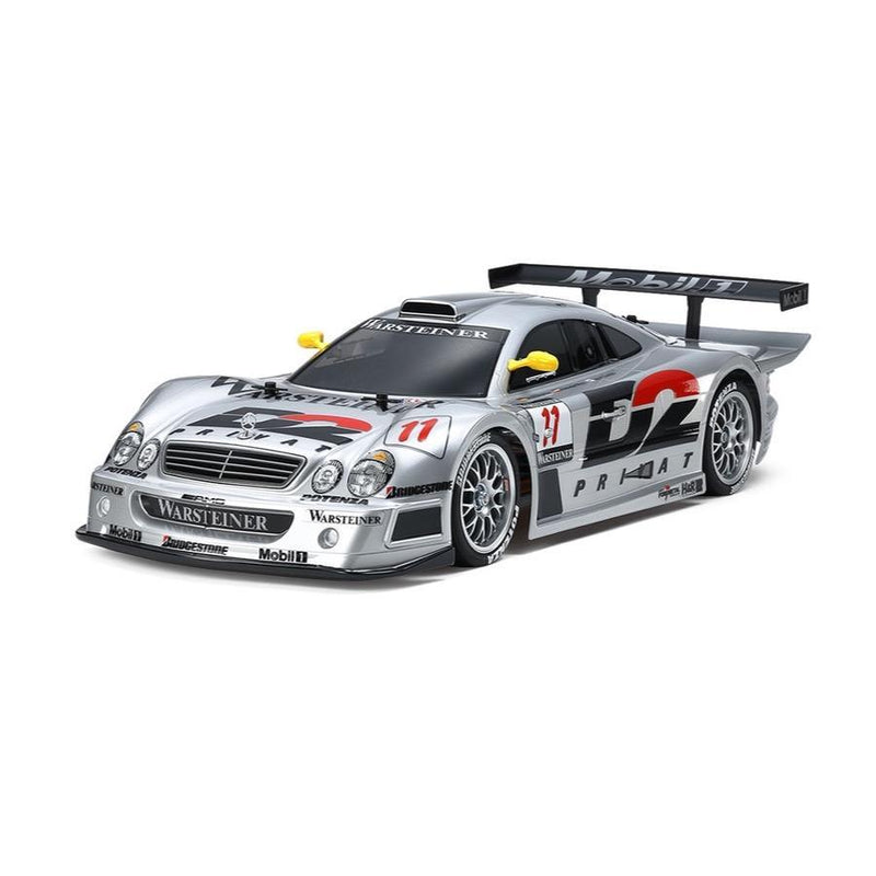 TAMIYA 1/10 1997 Mercedes-Benz CLK-GTR 4WD RC Race Car Body with Type-E Chassis (No ESC)