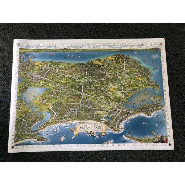 The Bellarine Map 1000pcs Jigsaw Puzzle - Australian Made