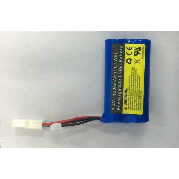 UDI Li-ion Battery 1500mAh 7.4V White 2 Pin Plug