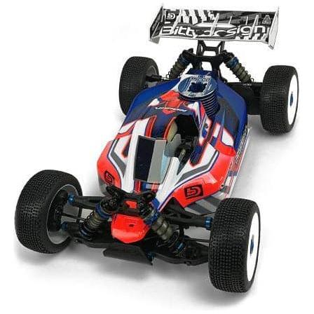 BITTYDESIGN Vision Clear 1/8 Buggy Body Team Associated RC8B 3.1 Pre-Cut