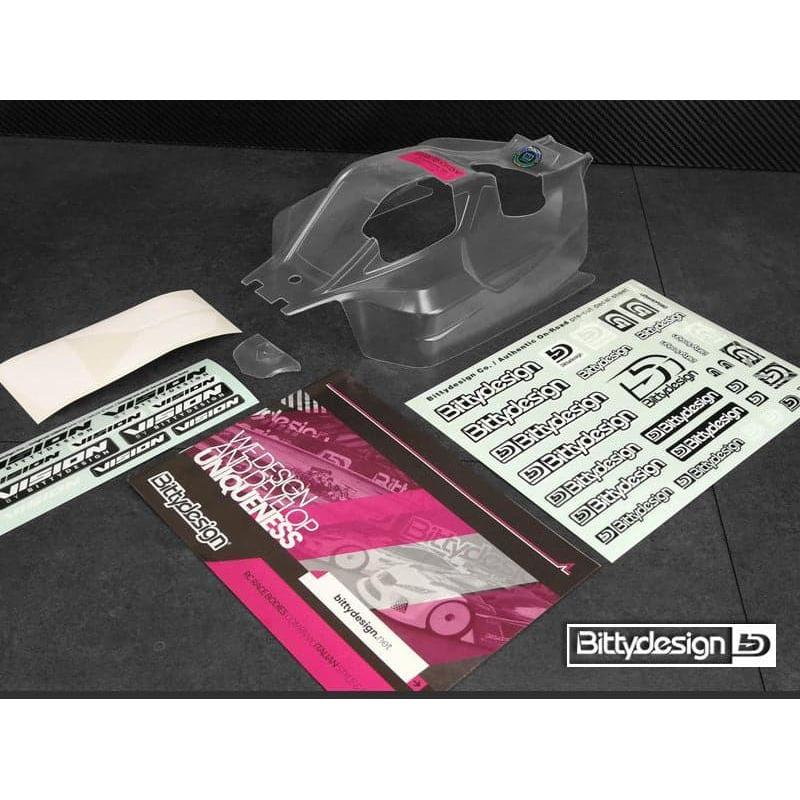 BITTYDESIGN Vision Clear 1/8 Buggy Body Tekno N48.2 Pre-cut