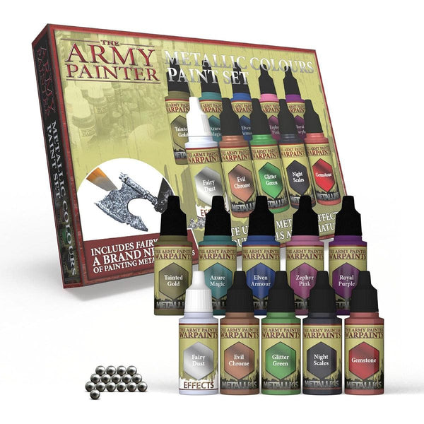ARMY PAINTER Warpaints Metallics:  Metallic Colours Paint Set