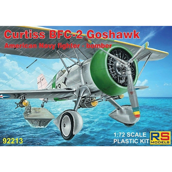 RS MODELS 1/72 BFC-2 Goshawk Curtiss (3 Decal v. for US Army)