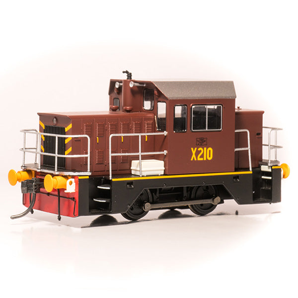 IDR HO X200 Rail Tractor NSWGR X210 Indian Red, Yellow Lining