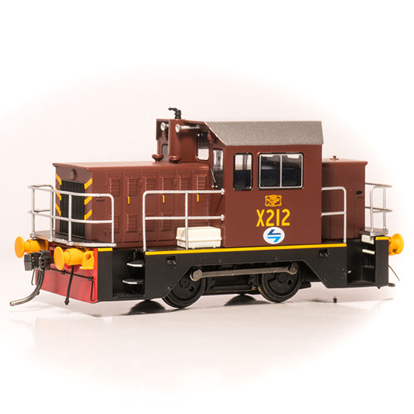 IDR HO X200 Rail Tractor NSWGR X212 Indian Red, Yellow Lining, PTC Logo