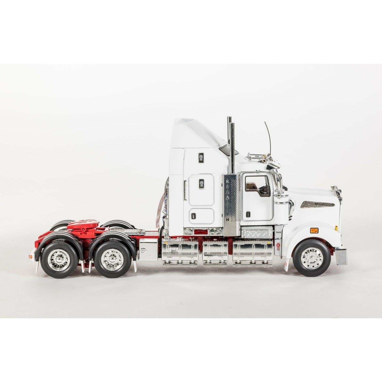 DRAKE 1/50 Kenworth T909 White Red - Flaring and Aero Kit