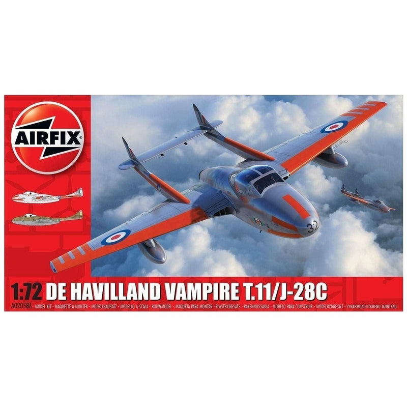 AIRFIX 1/72 De Havilland Vampire T.11 / J-28C