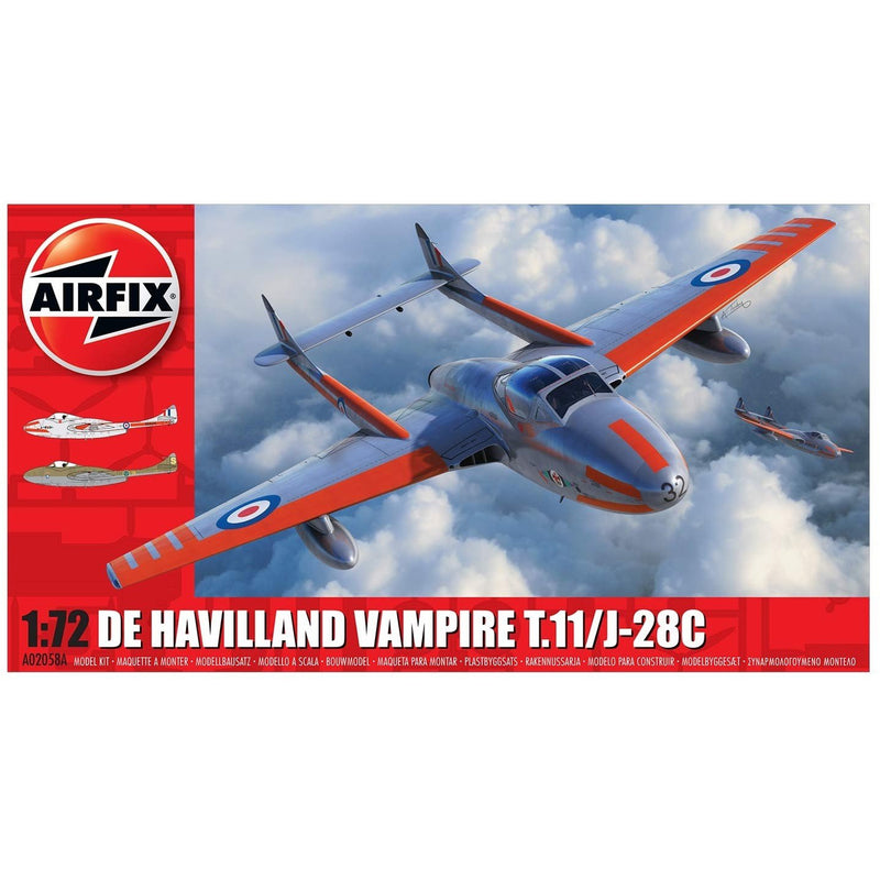 AIRFIX 1/72 De Havilland Vampire T.11 / J-28C
