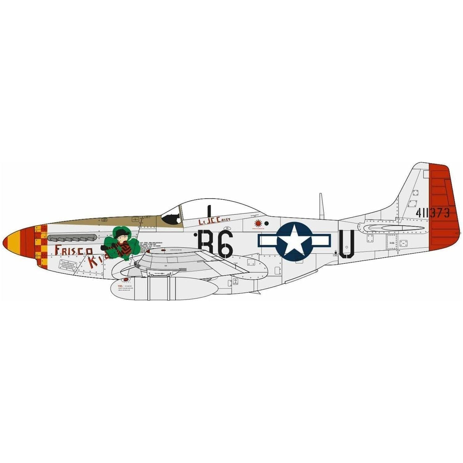 AIRFIX 1/48 North American P-51D Mustang