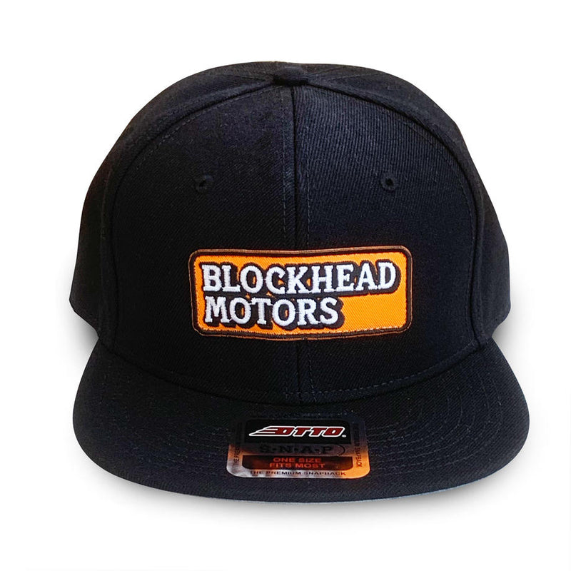 BLOCKHEAD MOTORS Snapback Cap Ver 2 Black