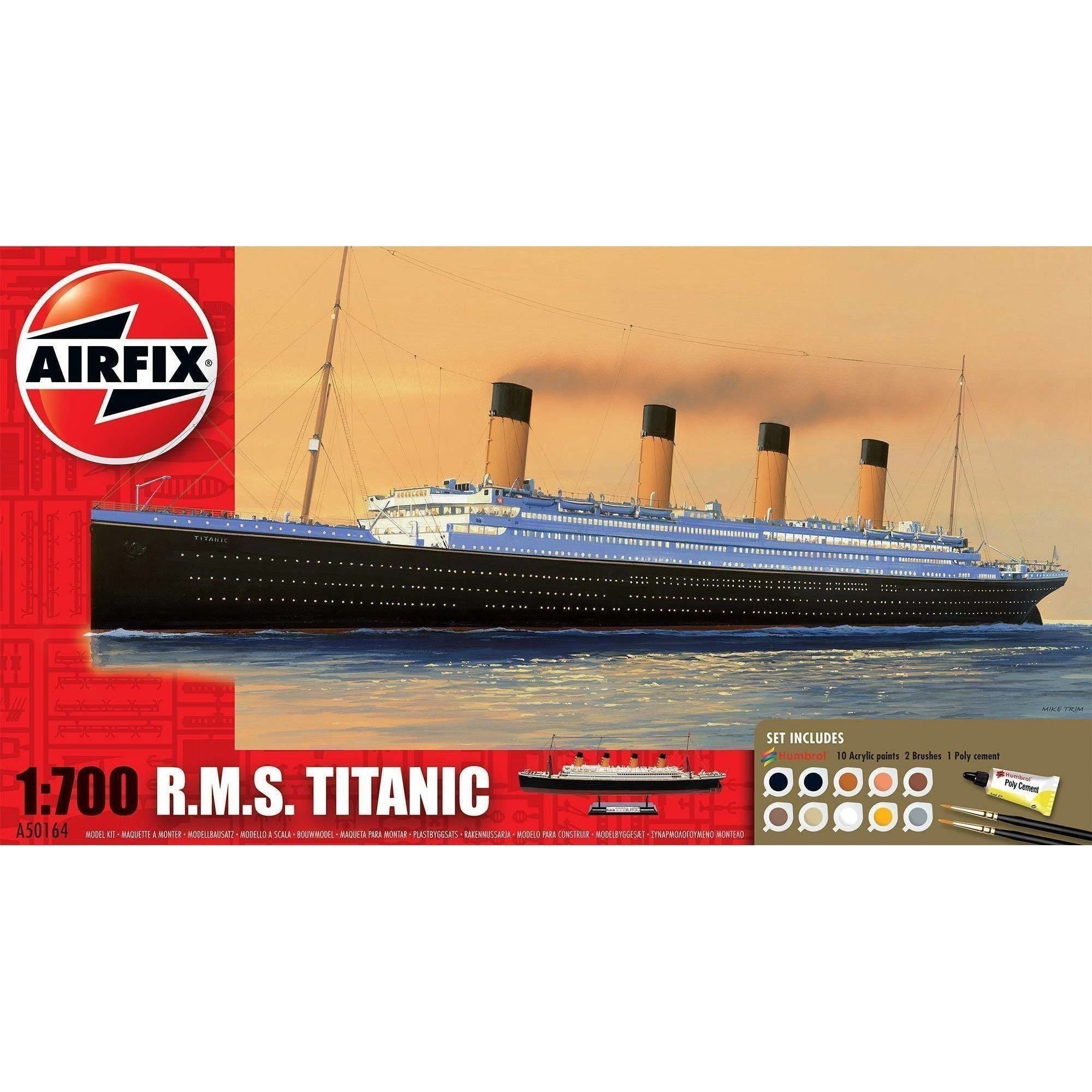 AIRFIX 1/700 Medium Gift Set - RMS Titanic