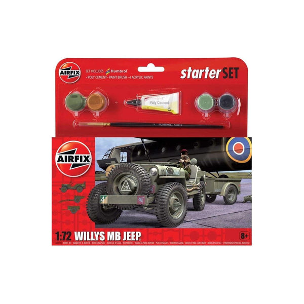 AIRFIX 1/72 Starter Set  Willys MB Jeep