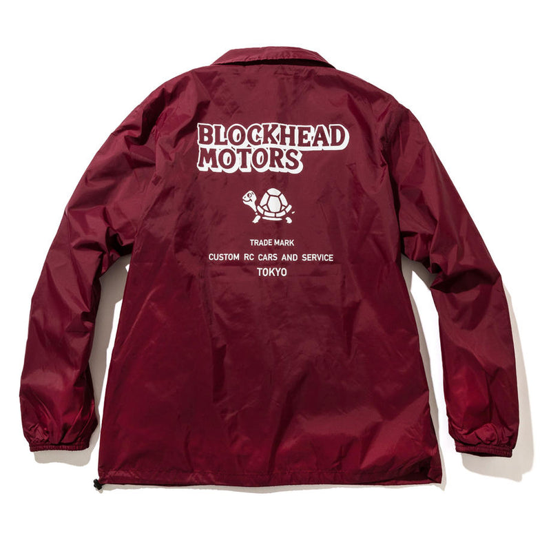 BLOCKHEAD MOTORS Nylon Jacket Burgundy - XL