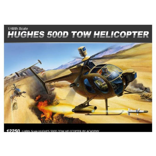 ACADEMY 1/48 Hughes 500D TOW Helicopter