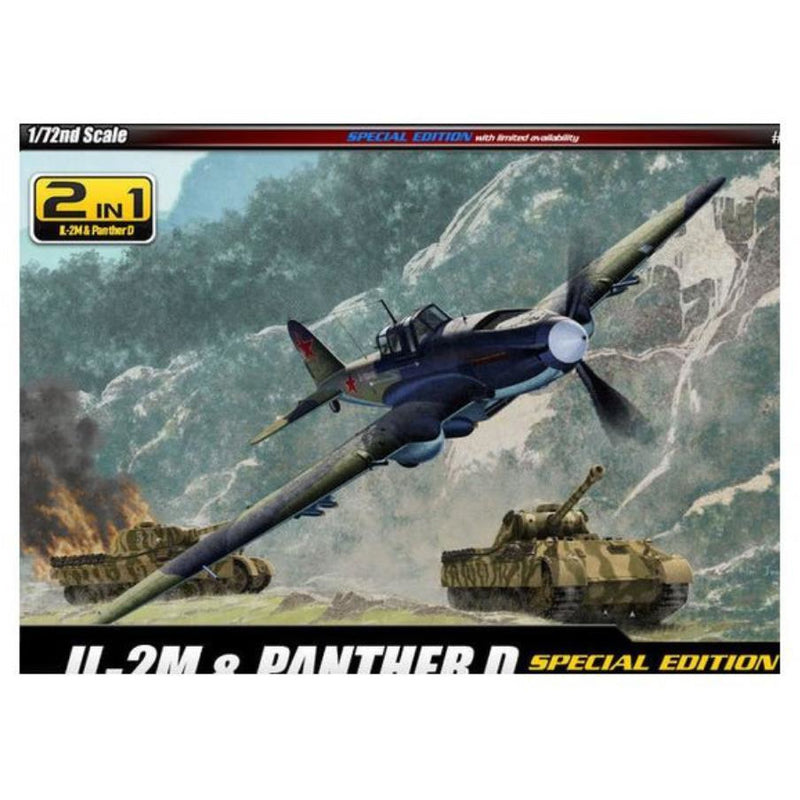 ACADEMY 1/72 IL-2M & Panther D