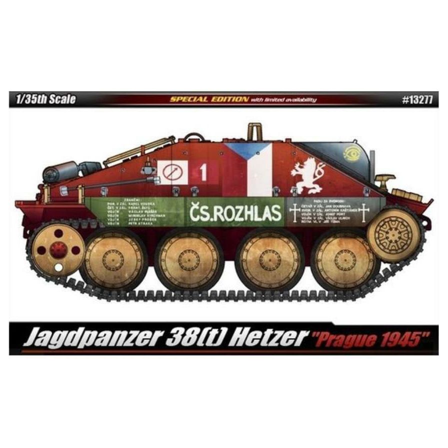 ACADEMY 1/35 TANK HETZER PRAGUE 1945 LTD EDN