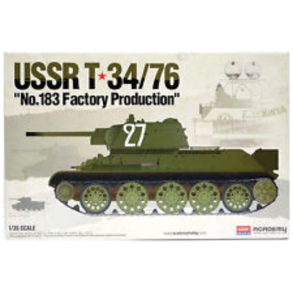 ACADEMY 1/35 USSR T-34/76 No.183 Factory Production"