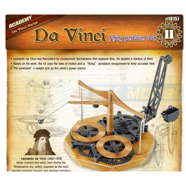 ACADEMY Da Vinci Flying Pendulum Clock