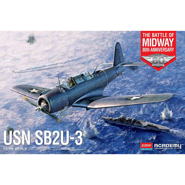ACADEMY 1/48 USN SB2U-3 "Battle of Midway" 80th Anniversary