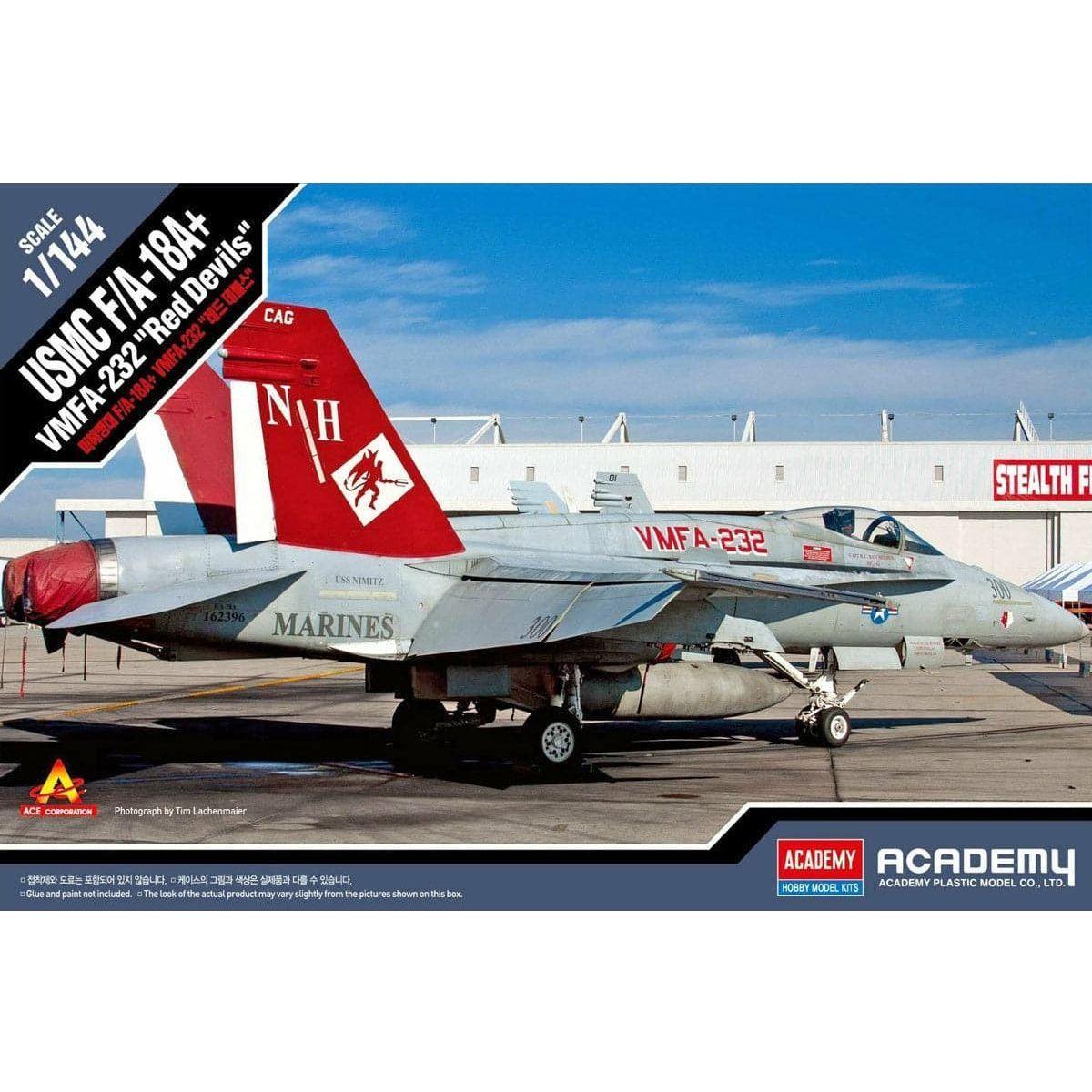 ACADEMY 1/144 USMC F/A-18A+ VMFA-232 "Red Devils"