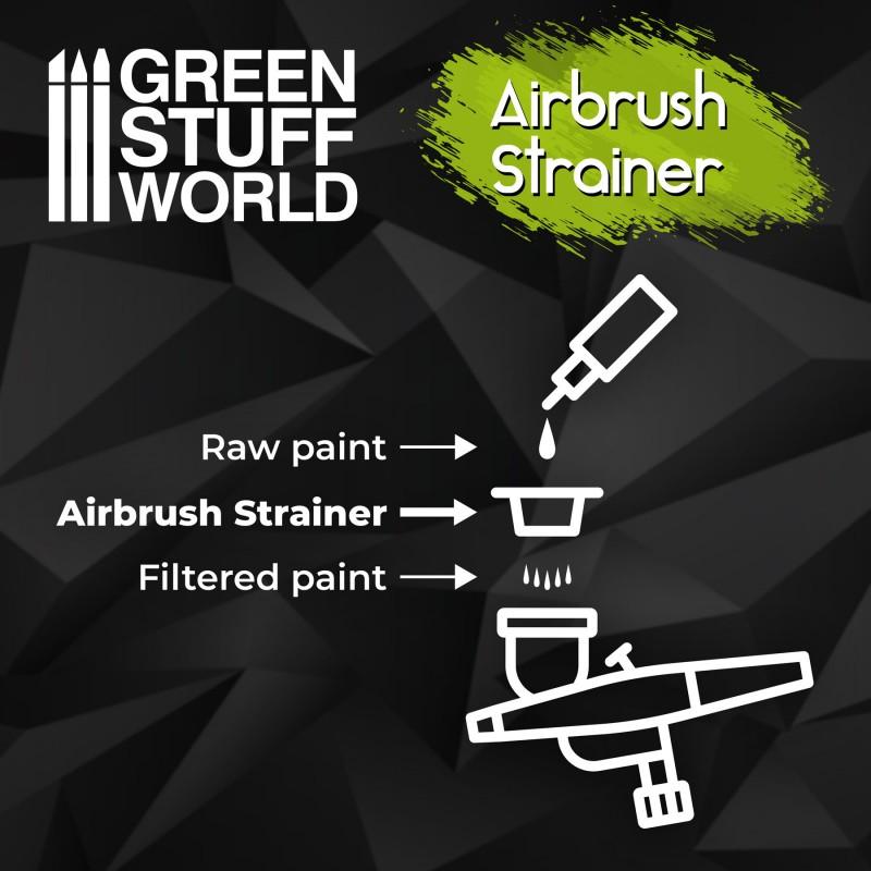GREEN STUFF WORLD Airbrush Cup Strainers x2